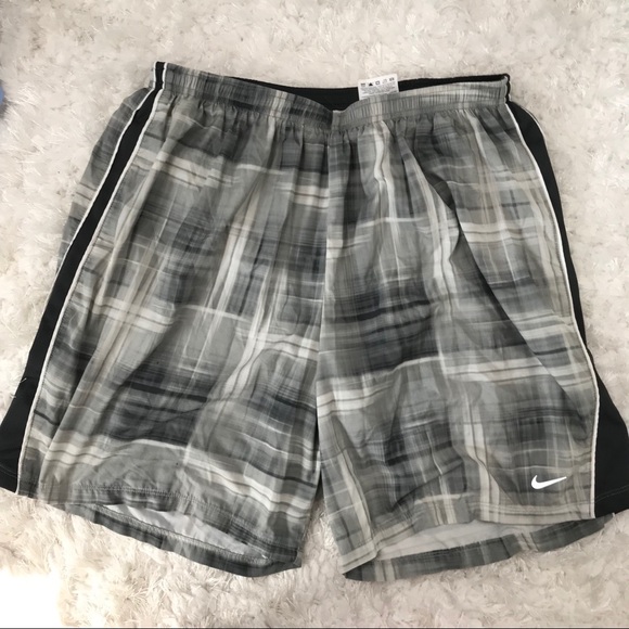 Nike | Dri-Fit Running Plaid Running Shorts